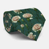 Cravate Bold Birthday Gifts For Him Carnation Flower (Roulé)