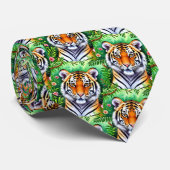 Cravate Bold Botanical Tiger cub (Roulé)