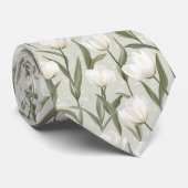 Cravate Bold Fathers Day Tulip Flower (Roulé)