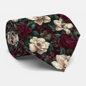 Cravate Bold Gifts For Dad Gardenias Flower (Roulé)