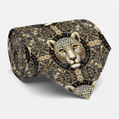 Cravate Bold Leopard Tie | Masculine Men's Fashion (Roulé)