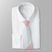 Cravate Bold Pink and White Striped Classic Wide Stripe (Attaché)