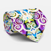 Cravate Bollywood a inspiré le BLEU (Roulé)