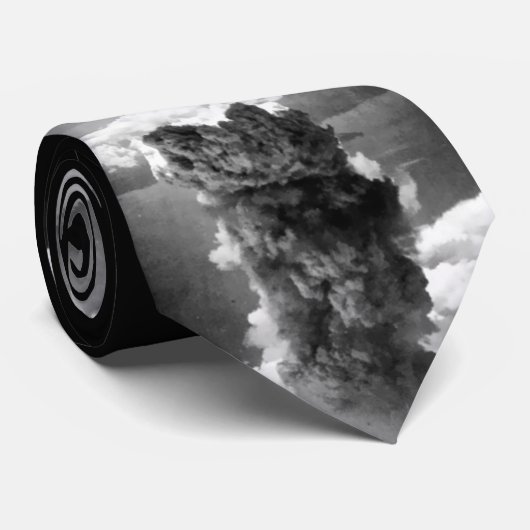 Cravate Bombe atomique de Nagasaki (Roulé)
