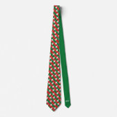 Cravate Bombe B-1 Bomber Motif Noël vert et rouge (Devant)