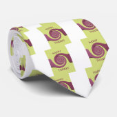 Cravate Bon thanksgiving Texte Art Design. (Roulé)