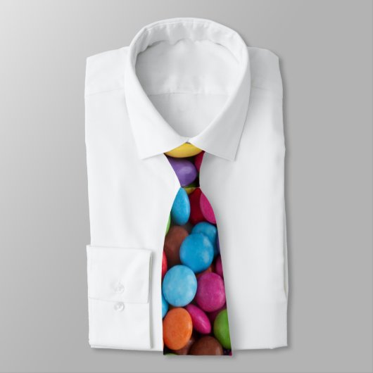 Cravate Bonbons au chocolat coloré (Attaché)