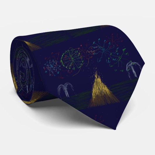 Cravate Bonfire Night Tie (Roulé)