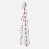 Cravate bonhomme de neige de noël (Dos)