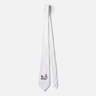 Cravate Bonhomme de neige ivre avec une bouteille de whisk
