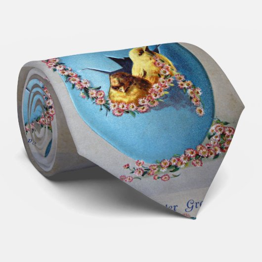 Cravate Bonjour à Pâques 1909 (Roulé)