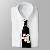 Cravate Bonjour  | Langues (Attaché)