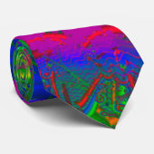 Cravate Bonkers 3D fractal (Roulé)