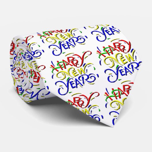 Cravate Bonne année (Roulé)