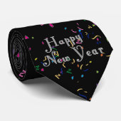Cravate Bonne année Conception de texte (Roulé)