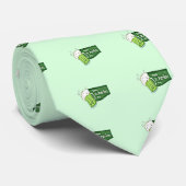 Cravate Bonne bière St. Patricks Day (Roulé)