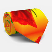 Cravate Bonne Fleur de la Fête des Mères (Roulé)
