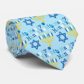 Cravate Bonne Hanoukka (Roulé)