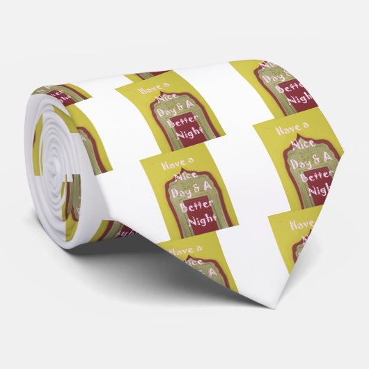 Cravate Bonne journée et une meilleure nuit d'art encadré (Roulé)