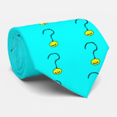 Cravate Bonne question souriante Mark Emoji, Art pour enfa (Roulé)