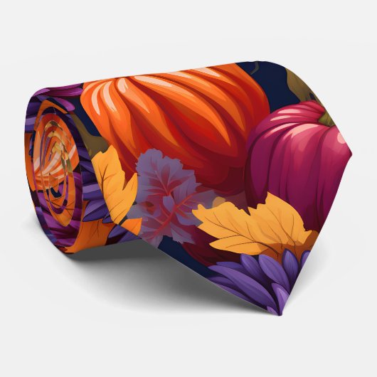 Cravate Bonne récolte d'automne (Roulé)