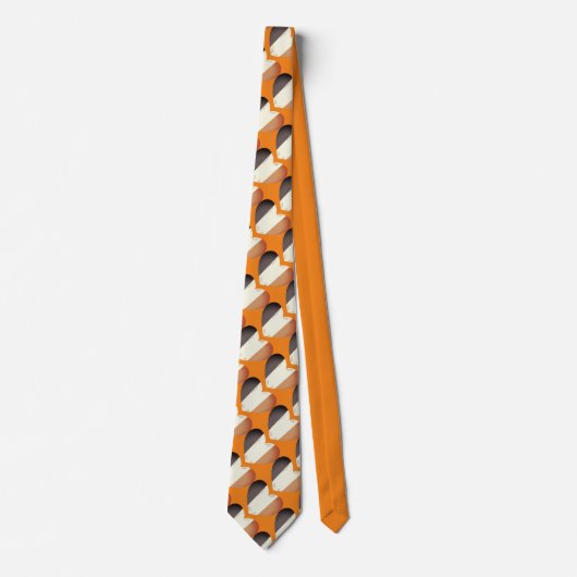 Cravate Bonne Saint Patrick's Day | Irish Orange Hearts Cr (Devant)