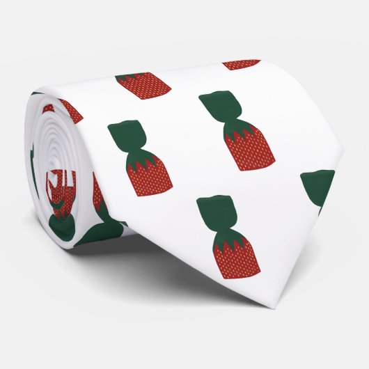 Cravate Bons Bons Fraises (Roulé)