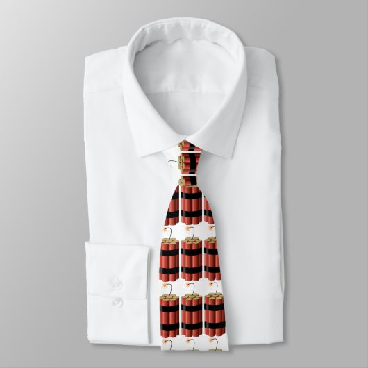 Cravate Boom de Dinamite ou motif explosif (Attaché)