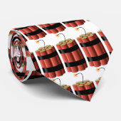 Cravate Boom de Dinamite ou motif explosif (Roulé)