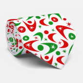 Cravate Boomerangs de Noël personnalisables (Roulé)