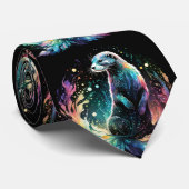 Cravate Bord Spectrum : Les Otter Glow (Roulé)