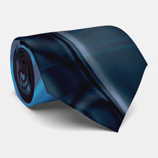 Cravate Bords torsadés foncés polis superposés (Roulé)