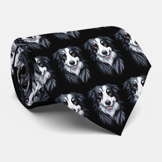 Cravate Bordure Collie (Roulé)