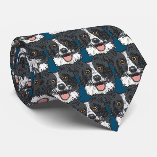Cravate Bordure Collie (Roulé)