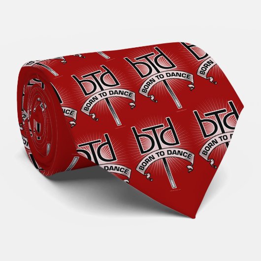 Cravate Born To Dance (base) (Roulé)