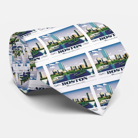 Cravate Boston, Massachusetts (Roulé)