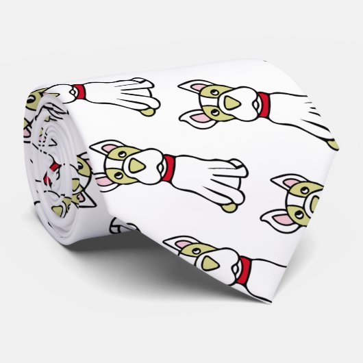 Cravate Boston Terrier (Roulé)