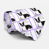 Cravate Boston Terrier (Roulé)