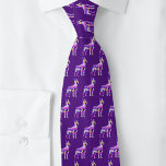 Cravate Boston Terrier Chien Silhouette Purple Dark Cou<br><div class="desc">Découvrez le cadeau parfait pour papa : un chien Boston Terrier silhouette cravate multicolore avec un arrière - plan violet foncé. Pièce méticuleusement conçue qui ajoute une touche de personnalité et d'amour pour les chiens à toute tenue. Construite dans les tons violets, roses et bleus, cette cravate sert de hommage...</div>