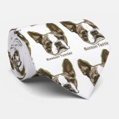 Cravate boston_terrier_zazzle2, boston_terrier_zazzle2,… (Roulé)
