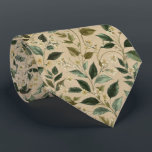 Cravate Botanical Leaf Floral Pattern<br><div class="desc">A refreshing botanical leaf floral pattern featuring layered greenery and delicate blossoms. This nature-inspired design brings a calm organic feel with elegant botanical elements.</div>