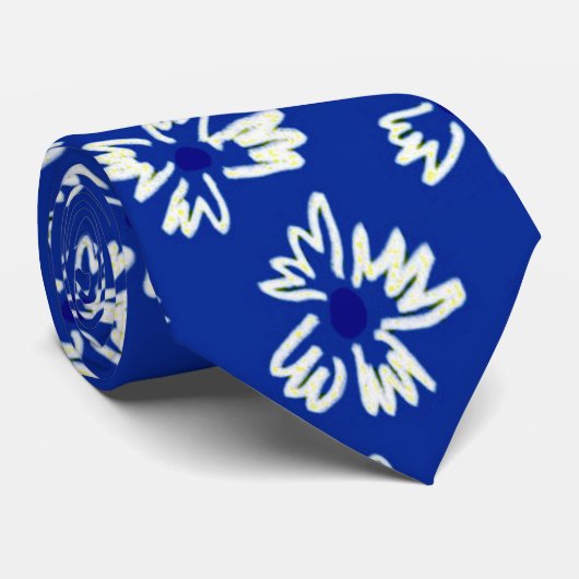 Cravate botanical pattern (Roulé)