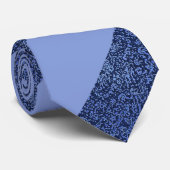 Cravate Botanical Pattern in Blue 2 (Roulé)