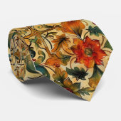 Cravate Botanique de l'âge d'or (Roulé)
