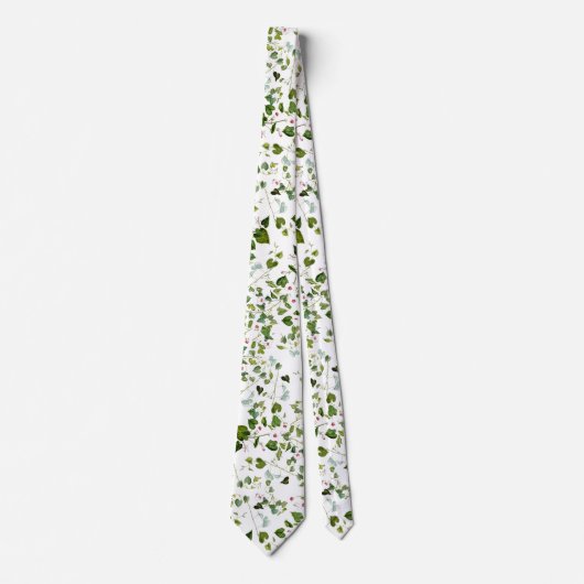 Cravate botanique de vigne florale de feuille de (Devant)