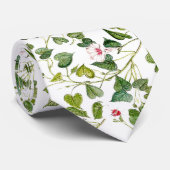 Cravate botanique de vigne florale de feuille de (Roulé)
