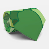 Cravate Botanique Green Leaf (Roulé)