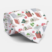 Cravate Botanique Livres & Bibliothèque Motif de lecture (Roulé)