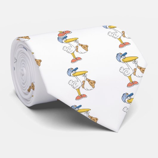 Cravate Bouche apportant l'ours bébé (Roulé)