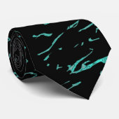 Cravate Bouches bleues (Roulé)